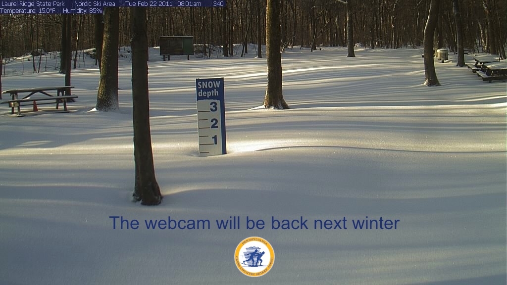 The webcam will be back next winter