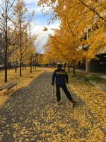 Skate rollerskiing on the Jail Trail