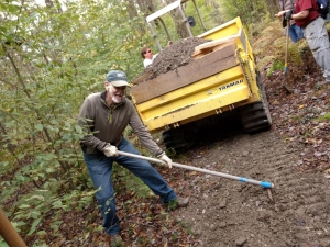 Laurel Mountain workday volunteers