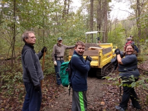 Laurel Mountain workday volunteers
