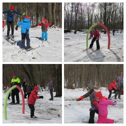 PACCSA Yellowjackets youth team having fun in the snow