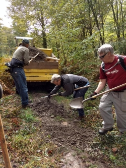 Laurel Mountain workday volunteers
